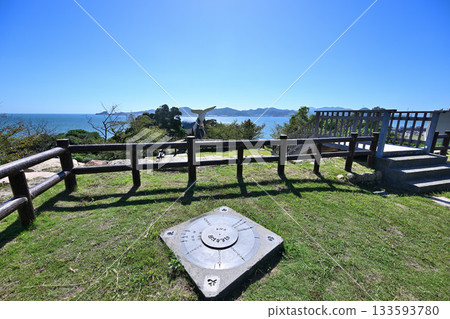 Stone walls and enclosures of Kushizaki Castle Ruins in Nagato Province, Yamaguchi Prefecture 133593780