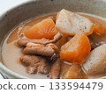 Close-up of stewed offal 133594479