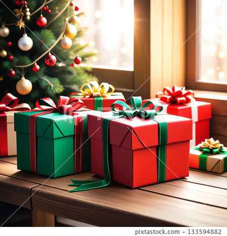 Sparkly Christmas gift images Sparkly Christmas gift images 133594882