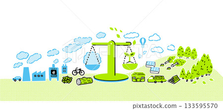 碳中和圖像 133595570