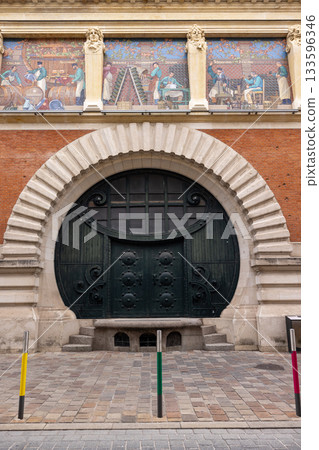 Reims, Marne, Grand-Est, France, August, 28th, 2025, Champagne Area, Main city entrance featuring Reims, Marne, Grand-Est, France, August, 28th, 2025, Champagne Area, Main city entrance featuring 133596346