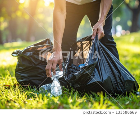 義工撿垃圾 義工撿垃圾 133596669