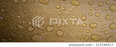 metallic surface with numerous water droplets of varying sizes, creating a luxurious, abstract texture. Ideal background for branding, product shots, or premium design projects metallic surface with numerous water droplets of varying sizes, creating a luxurious, abstract texture. Ideal background for branding, product shots, or premium design projects 133596817
