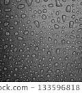 metallic surface with numerous water droplets of varying sizes, creating a luxurious, abstract texture. Ideal background for branding, product shots, or premium design projects metallic surface with numerous water droplets of varying sizes, creating a luxurious, abstract texture. Ideal background for branding, product shots, or premium design projects 133596818