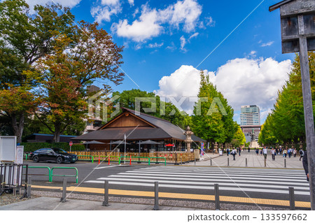 Yasukuni Shrine in Autumn, Gaien Rest Area, Yachiyo Shokudo, Gaien Directly Managed Shop 133597662