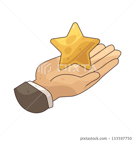 illustration of top honor illustration of top honor 133597750