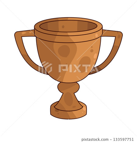 illustration of trophy illustration of trophy 133597751