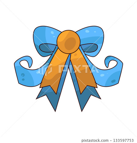 illustration of ribbon  133597753