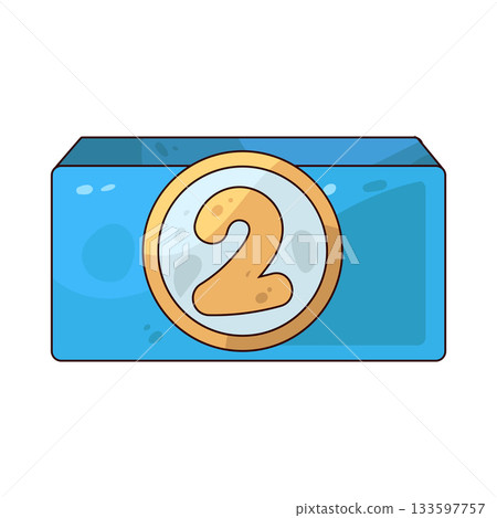 illustration of second place 133597757