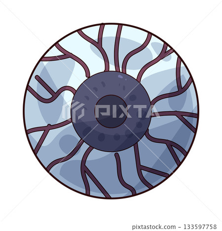 illustration of retina scan 133597758