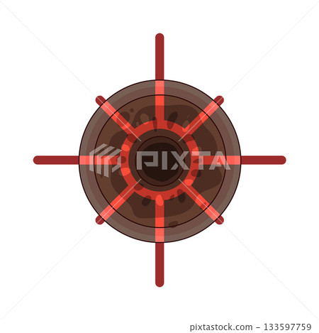 illustration of iris scan 133597759