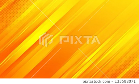 Abstract diagonal line background design with vibrant yellow and orange light Abstract diagonal line background design with vibrant yellow and orange light 133598071