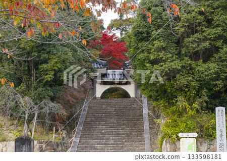Manganji Temple, Sanmon Gate, Autumn Foliage Season (Kawanishi City, Hyogo Prefecture) Manganji Temple, Sanmon Gate, Autumn Foliage Season (Kawanishi City, Hyogo Prefecture) 133598181