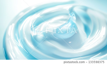 新鮮淺藍色凝膠質地的特寫 新鮮淺藍色凝膠質地的特寫 133598375