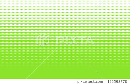 Jagged green halftone triangles arranged horizontally 133598778