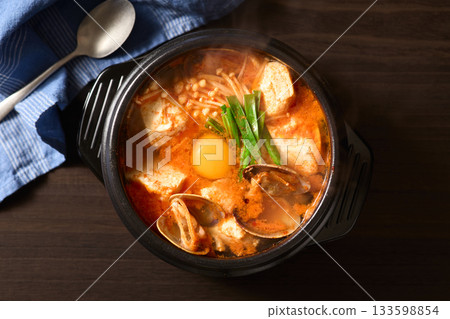 Clam Sundubu Jjigae Clam Sundubu Jjigae 133598854