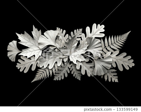 Metal leaf object 133599149