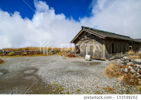 Japan's oldest mountain hut, Tateyama Murodo Hut, Important Cultural Property, Tateyama Kurobe Alpine Route, Toyama Prefecture Japan's oldest mountain hut, Tateyama Murodo Hut, Important Cultural Property, Tateyama Kurobe Alpine Route, Toyama Prefecture 133599202