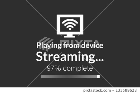 Composite image of text with wi-fi symbol 133599628