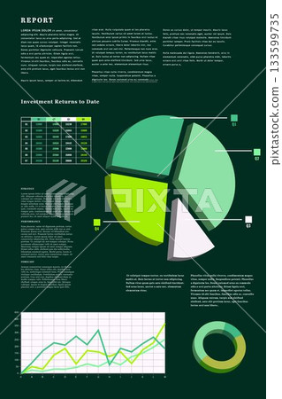 Business interface with graphs and data Business interface with graphs and data 133599735