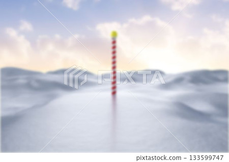 Blurry north pole landscape 133599747