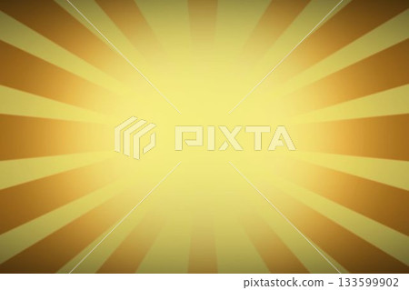 Stylized radial sunburst graphic is radiating yellow and orange rays on transparent background Stylized radial sunburst graphic is radiating yellow and orange rays on transparent background 133599902