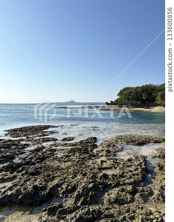 View of Ie Island from the coast of Bisezaki 133600856