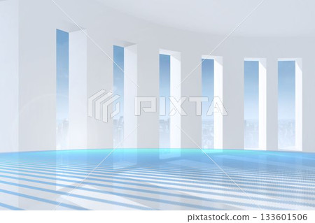 Abstract linear design in blue Abstract linear design in blue 133601506