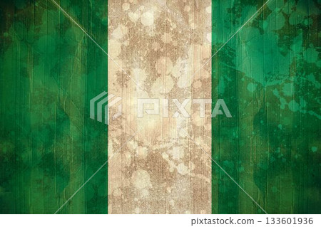 Nigeria flag in grunge effect Nigeria flag in grunge effect 133601936