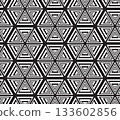 Geometric Triangle Pattern 133602856