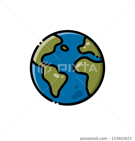 可愛的地球,蔚藍的海洋,翠綠的大陸,以及輕鬆療癒!適用於環境保護、永續發展、世界地球日或教育設計 可愛的地球,蔚藍的海洋,翠綠的大陸,以及輕鬆療癒!適用於環境保護、永續發展、世界地球日或教育設計 133603023