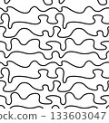 ABSTRACT BLACK AND WHITE seamless pattern simple modern clean background ornament element design wallpaper backdrop modern minimalist decorative texture hand drawn 133603047