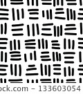 ABSTRACT BLACK AND WHITE seamless pattern simple modern clean background ornament element design wallpaper backdrop modern minimalist decorative texture hand drawn 133603054