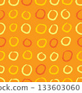 ABSTRACT ORANGE seamless pattern simple modern clean background ornament element design wallpaper backdrop modern minimalist decorative texture hand drawn 133603060
