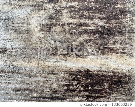 Natural wood texture of a gray board with dark spots 133603239