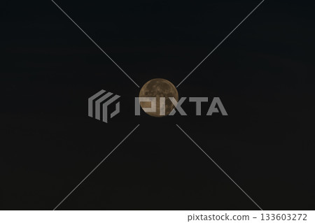 A close-up of the full moon in the dark night sky A close-up of the full moon in the dark night sky 133603272