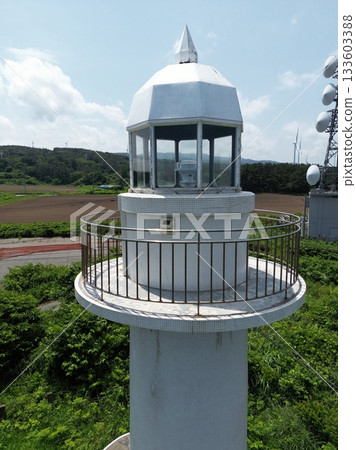 Otosezaki Lighthouse, Fukaura, Aomori (photographed by drone) Otosezaki Lighthouse, Fukaura, Aomori (photographed by drone) 133603388