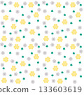 seamless pattern with gift boxes and dots 133603619