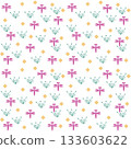 seamless pattern with gift boxes and dots 133603622