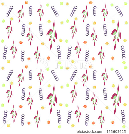 seamless pattern with gift boxes and dots seamless pattern with gift boxes and dots 133603625