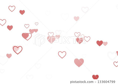 Digitally generated Valentines heart design Digitally generated Valentines heart design 133604799