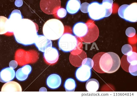 Twinkling red and blue lights Twinkling red and blue lights 133604814