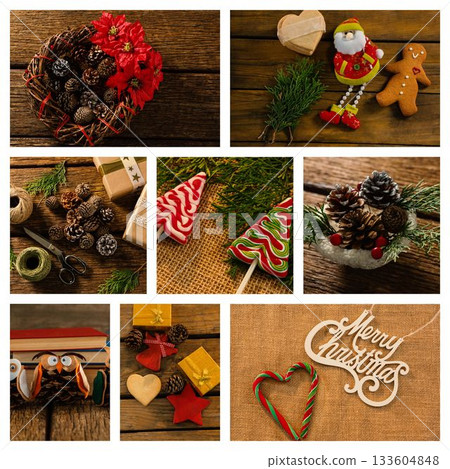 Christmas candy and decoration Christmas candy and decoration 133604848