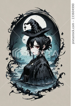 Sea Witch (game card style) 133604990