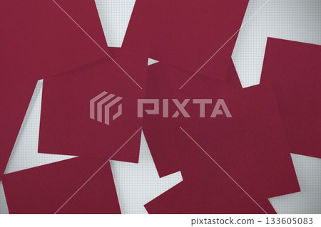Wine paper strewn over grid Wine paper strewn over grid 133605083