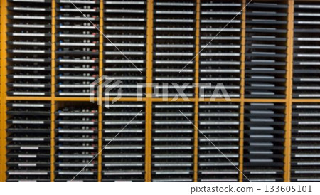 Close-up of servers at office 133605101