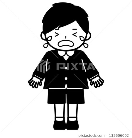 A boy who is crying 133606002