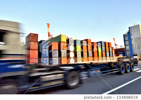 傍晚的品川碼頭 傍晚的品川碼頭 133606019