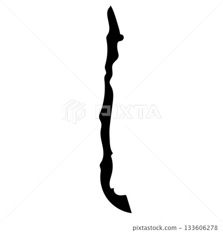 智利地圖輪廓 智利地圖輪廓 133606278