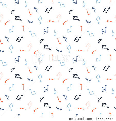 musical notes pattern musical notes pattern 133606352